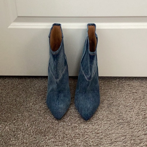 Isabel Marant Miyako Denim Boots - Picture 2 of 8